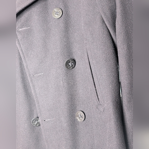 *MINT USED* Men's NAVY Issued Peacoat - Circa 1992 San Diego Base - Size 40R - Picture 6 of 7